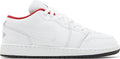 Air Jordan 1 Low GS White Red 553560-164