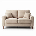 Boucle fabric loveseat with cushions for living room seating 150 x 85 x 85cm