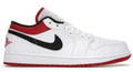 Air Jordan 1 Low  White University Red  553558-118