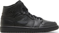 Air Jordan 1 Mid  Triple Black  2022 554724-093