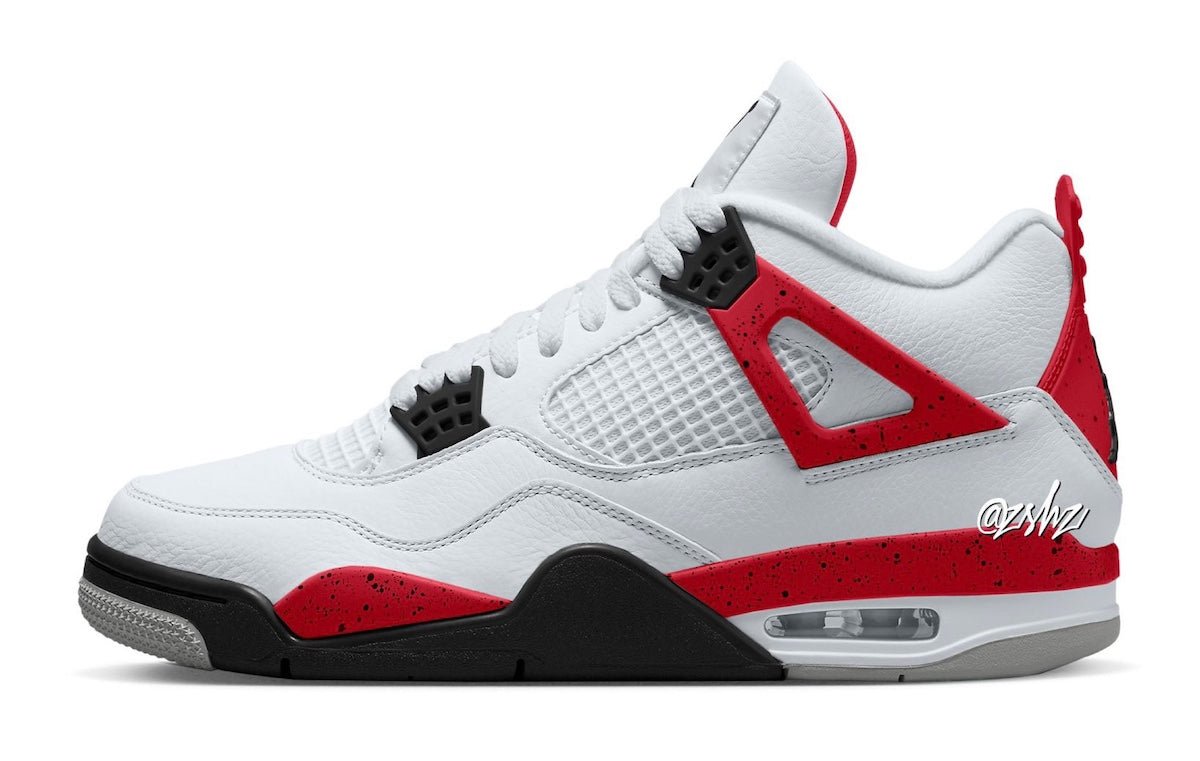 Air Jordan 4 Retro  Red Cement  DH6927-161